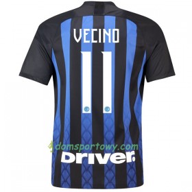 Koszulka Inter Mediolan Vecino 11 Domowe Koszulki Piłkarskie 2018-2019 Krótki Rękaw